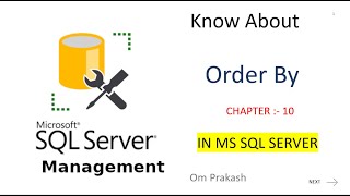 Order By In Sql Server [upl. by Sunil530]