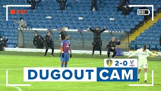 DUGOUT CAM Marcelo Bielsa celebrates Bamford’s 100th career goal  Leeds United 20 Crystal Palace [upl. by Reteid402]