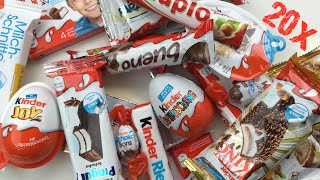 All Ferrero Kinder Candys TEST [upl. by Nagorb]