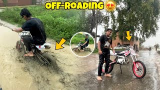 Barish Me Dirt Bike Se Offroading 😲 Next level Experience 🔥 [upl. by Neoma]