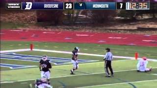 Monmouth vs Duquesne Football Highlights 112313 [upl. by Armelda]