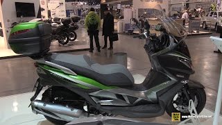 2016 Kawasaki J300 ABS Scooter  Walkaround  2015 EICMA Milan [upl. by Yntrok600]