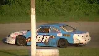 Galesburg Speedway July 4 2018 Outlaw Burg Stock Feature [upl. by Asiram]