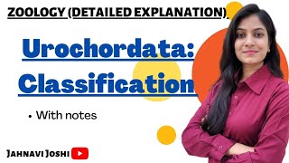 Classification of Urochordata Notes Bsc 2nd year Zoology [upl. by Eanerb]