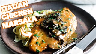 THE Chicken Marsala Recipe I learned to make at the first Italian restaurant I ever worked at [upl. by Noed]