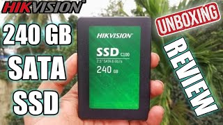 HIKVISION C100 HSSSDC100  240GB Solid State Drive Unboxing and Review  ULTRA CHEAP SSD [upl. by Halden]