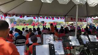 Fan Dancing Performance at the 113th Double Ten Day Celebration in Irvine [upl. by Yemirej]