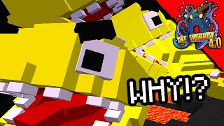 Inside The TERRIFYING World Of The COLLISION Dimension In Crazy Craft 40  Minecraft Episode 6 [upl. by Mirelle]