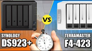 Synology DS923 vs Terramaster F4423 NAS  As Quick As Possible [upl. by Wohlen23]