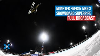 Monster Energy Men’s Snowboard SuperPipe FULL COMPETITION  X Games Aspen 2022 [upl. by Atilrep790]