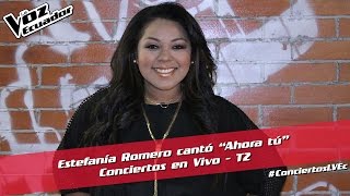 Estefanía Romero cantó “Ahora tú”  Conciertos en Vivo  T2  La Voz Ecuador [upl. by Portwine90]