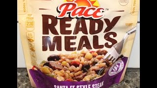 Pace Ready Meals Santa Fe Style Steak Review [upl. by Philo]