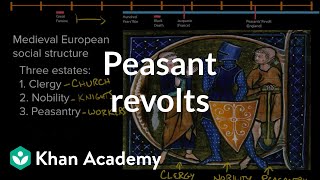 Peasant Revolts  World History  Khan Academy [upl. by Sitnalta]