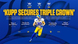 Highlights Rams WR Cooper Kupp Secures Triple Crown Title After Historic 2021 Season [upl. by Frederik952]