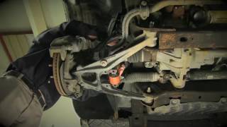 Replacing GM SUVs Electronic AutoRide Front Shock with a New Arnott Front Shock [upl. by Noerb]