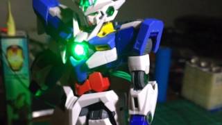 Bandai RG Gundam 00 QanT Led Mod [upl. by Elysee549]