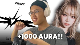 PUT YOUR HANDS UP IN THE AIR  LE SSERAFIM 르세라핌 CRAZY EP ALBUM REACTION [upl. by Adnorahc]