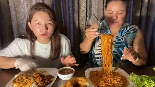 गुन्द्रुक आलु अन्डाको झोल bhat 3spicy noodles with eggy [upl. by Akyeluz]