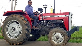 1 लीटर में कितना चलता है Massey 241 [upl. by Bernete]