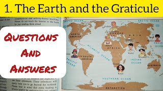 6th Std  Geography  Chapter 1 The earth and the graticule questions answers exercise  Class 6 [upl. by Stutsman]