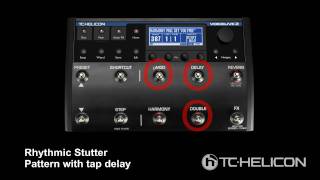 VoiceLive 2 version 12 Beta Demo  Rhythmic Stutter amp Sample Effects [upl. by Ailito]