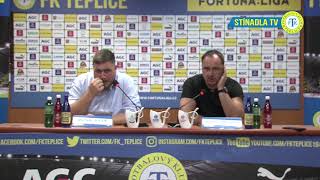 Tisková konference hostujícího týmu po utkání Teplice  Slavia 2582018 [upl. by Elbam]