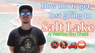 Salt Lake Al Wathba Abu Dhabi  Direction to salt lake  Best place to visit [upl. by Bergerac58]