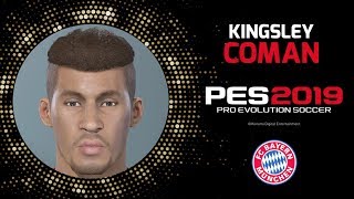 How to create Kingsley Coman in PES 2019 FAST [upl. by Haroldson]