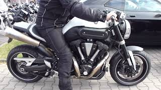 Yamaha MT01 Start Up and Akrapovic Sound  PLAYLIST amp SUBSCRIBE [upl. by Ecirp411]