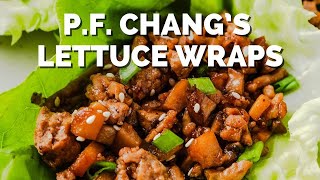 PF Chang Lettuce Wraps [upl. by Aleina]