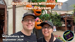 Returning to Busch Gardens Williamsburg First Look at HowlOScream 2024 🎃 [upl. by Rye]