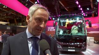 Busworld Europe 2017  MAN Truck amp Bus [upl. by Arval]