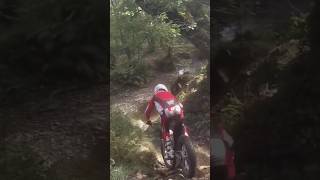 Trials bike riding Devon’s bikersest stream woodland woods roots freedom fun loveit s3 [upl. by Carvey547]