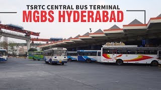 TSRTC Central Bus Terminal Hyderabad Telangana MGBS [upl. by Vasya]