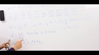 EP08 Echantillonnage S3 Estimation ponctuelle et par intervalle de confiance dune variance [upl. by Toby]