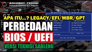 PERBEDAAN BIOS DAN UEFI  APA ITULEGACYEFIMBRGPT [upl. by Llednyl676]