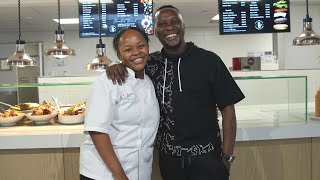 Mo Flava hosts a Thobeka at the Primedia staff restaurant [upl. by Sitelc]