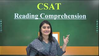 Introduction to Reading Comprehension  CSAT  UPSC CSE 2024  Sunya IAS [upl. by Happ]