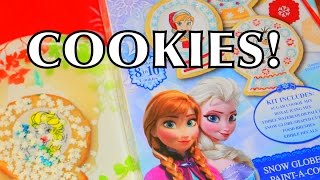 DIY Elsa Frozen Cookies How To Make Tutorial Elsa  Anna [upl. by Eshman]