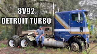 WILL IT START 1973 White Freightliner Cabover [upl. by Giesecke673]