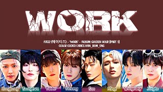 Ateez 에이티즈  WORK Lyrics Color Coded HanRomEng [upl. by Obnukotalo715]