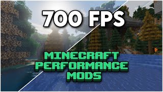 TOP MODS de RENDIMIENTO para MINECRAFT 12011204  AUMENTA FPS Forge amp Fabric  2024 [upl. by Arakawa852]