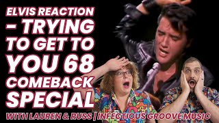 Elvis Presley REACTION Trying To Get To You 68 Comeback Special [upl. by Idnat]