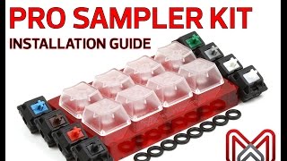 Max Keyboard Keycap Cherry MX Switch ORing Pro Sampler Tester Kit Installation Guide [upl. by Eillat]