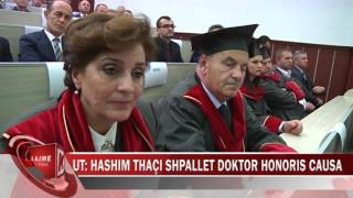 UT HASHIM THAÇI SHPALLET DOKTOR HONORIS CAUSA [upl. by Eillib]