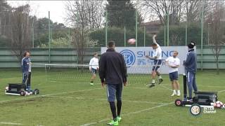 CALCIO TENNIS IN ALLENAMENTO [upl. by Htederem]