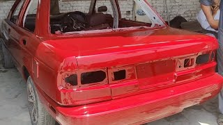 Nissan sunny B13 Full restoration [upl. by Imarej]