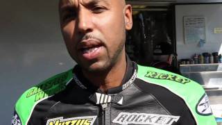 Rickey Gadson dragstrip tests the 2011 Kawasaki ZX10R [upl. by Zaslow]