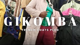 WHERE TO GET TRENCH COATS IN GIKOMBA plus jeans and dresses haul basicposh thrifted gikomba [upl. by Ycnuahc]