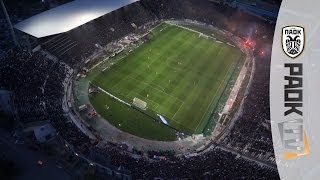 Η Φλεγόμενη Τούμπα από ψηλά  PAOK TV [upl. by Nosaes324]